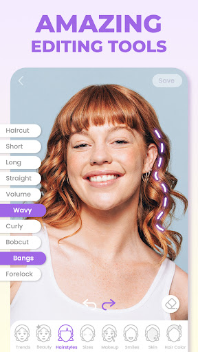 HairApp: Hair Styler App, Bald screenshot 6