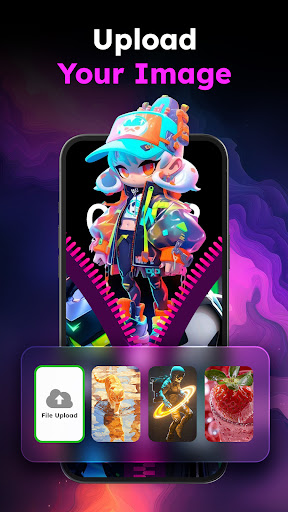 Zipper Lock Wallpapers Screen screenshot 15