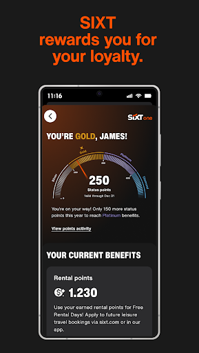 SIXT rent. share. ride. plus. screenshot 9