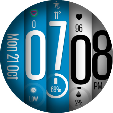 Stretch Fall - Watch face screenshot 7