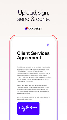 Docusign - Upload & Sign Docs screenshot 12