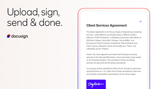 Docusign - Upload & Sign Docs screenshot 14