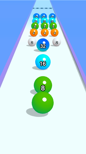 Ball Run 2048: merge number screenshot 4