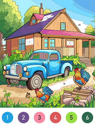 Country Farm Coloring Book screenshot 8