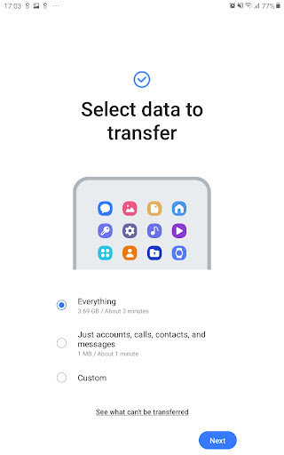 Samsung Smart Switch Mobile screenshot 5