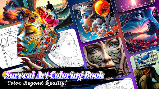 Surreal Art Coloring Pages screenshot 4