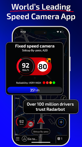 Radarbot: Radar Detector, GPS screenshot 3