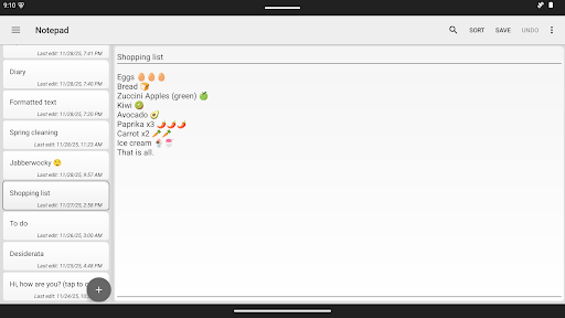 Notepad - simple notes screenshot 15