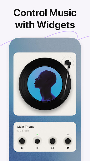 MD Vinyl - Music Player Widget screenshot 6