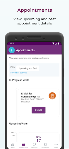 MyUPMC screenshot 5