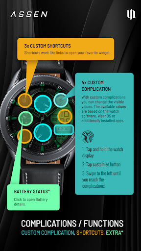 S4U Assen - Hybrid watch face screenshot 16
