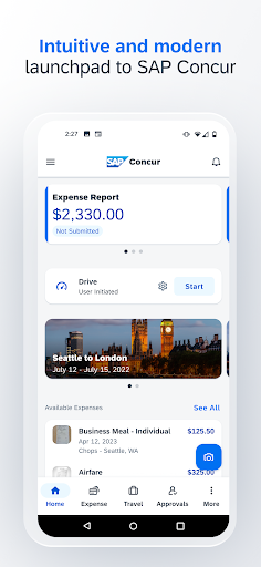 SAP Concur screenshot 1