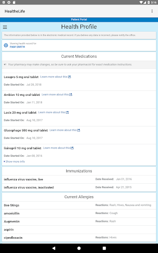 HealtheLife screenshot 5
