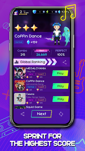 Cyber Surfer : Rhythm Odyssey screenshot 5