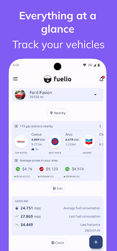 Fuelio: gas log & gas prices screenshot 3