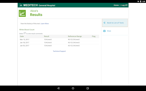 MEDITECH MHealth screenshot 8