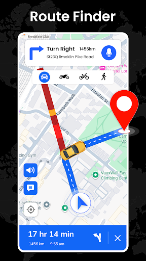 GPS Navigation: Live Maps View screenshot 3