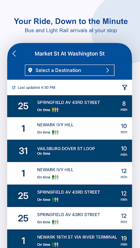 NJ TRANSIT Mobile App screenshot 2