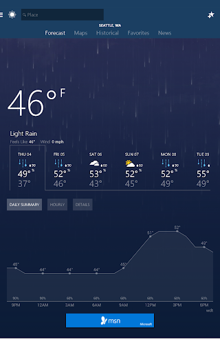MSN Weather - Forecast & Maps screenshot 17