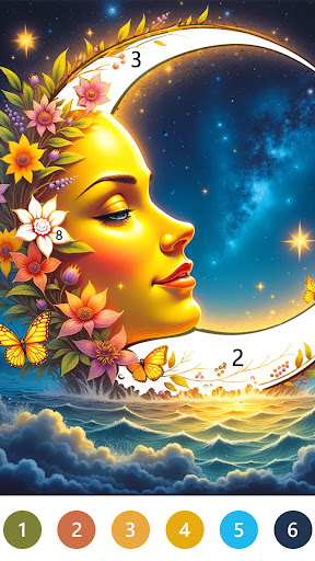 Fairytale Color by number game screenshot 1