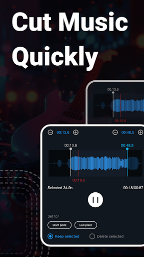 Music Audio Editor, MP3 Cutter screenshot 1