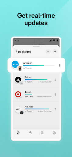Route: Package Tracker screenshot 1