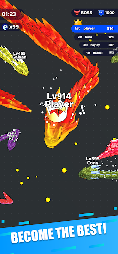 Snake Clash! screenshot 1