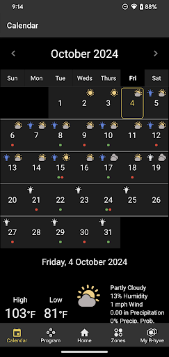 B-hyve screenshot 5