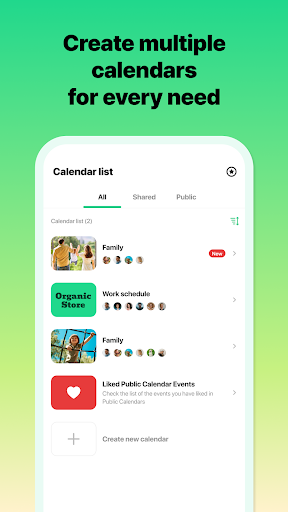TimeTree - Shared Calendar screenshot 1