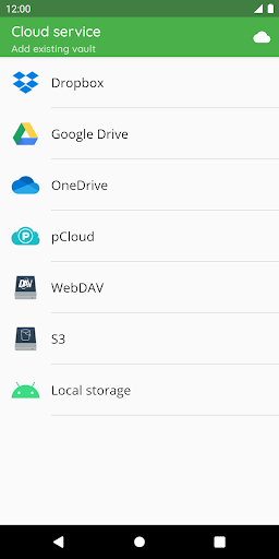 Cryptomator screenshot 5