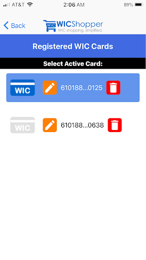 WICShopper screenshot 2