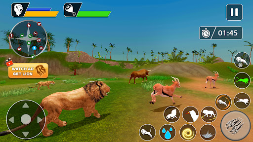 Lion Games Animal Simulator 3D screenshot 4