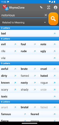 RhymeZone Rhyming Dictionary screenshot 5