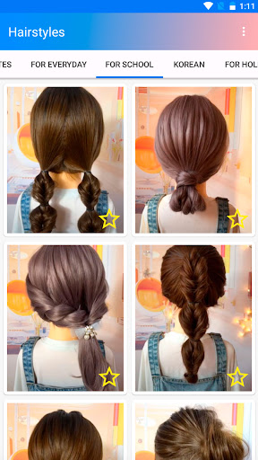 Easy hairstyles step by step screenshot 10