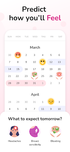 Period Tracker and Calendar screenshot 1