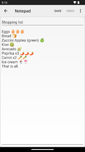 Notepad - simple notes screenshot 1