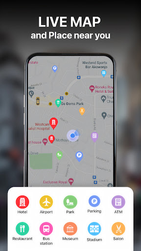 Live Earth Map & GPS Map screenshot 2