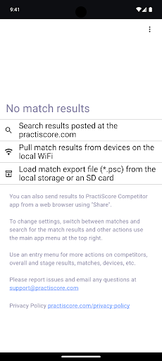 PractiScore Competitor screenshot 1