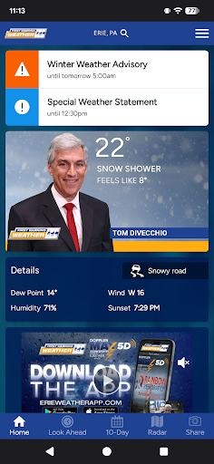 Erie Weather screenshot 1