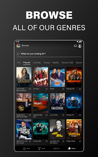 The NBC App - Stream TV Shows screenshot 6