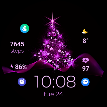 TVV Christmas 2 Watch Face screenshot 9