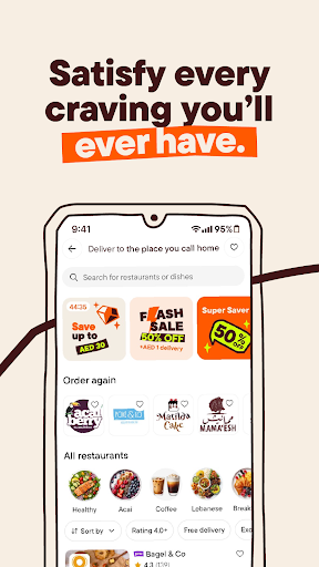 talabat: Food, grocery & more screenshot 1