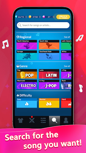 Beat Piano Music - EDM Tiles screenshot 2
