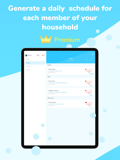 Sweepy: Home Cleaning Schedule screenshot 1