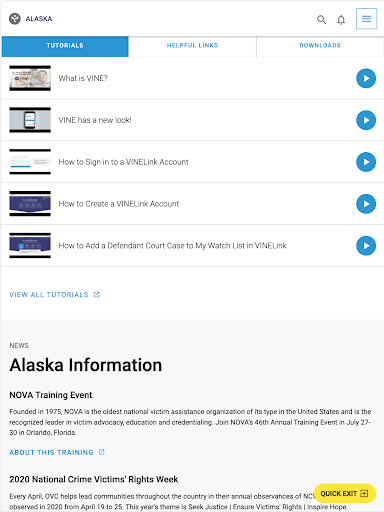 VINELink screenshot 4