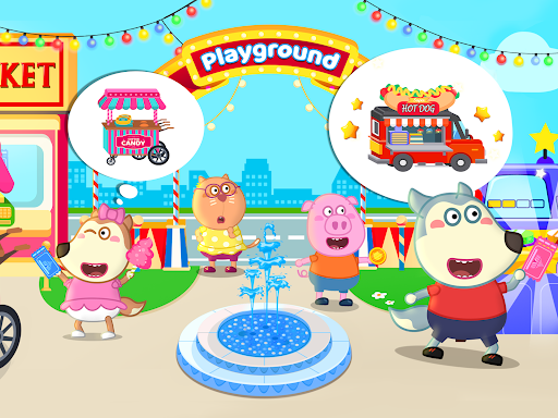 Wolfoo's Town: Dream City Game screenshot 14