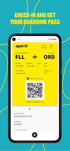 Spirit Airlines screenshot 2