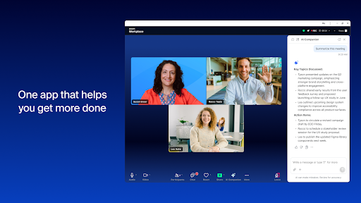 Zoom Workplace for Chromebook screenshot 3