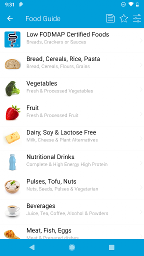 Monash University FODMAP diet screenshot 7
