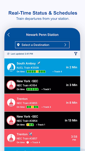 NJ TRANSIT Mobile App screenshot 6